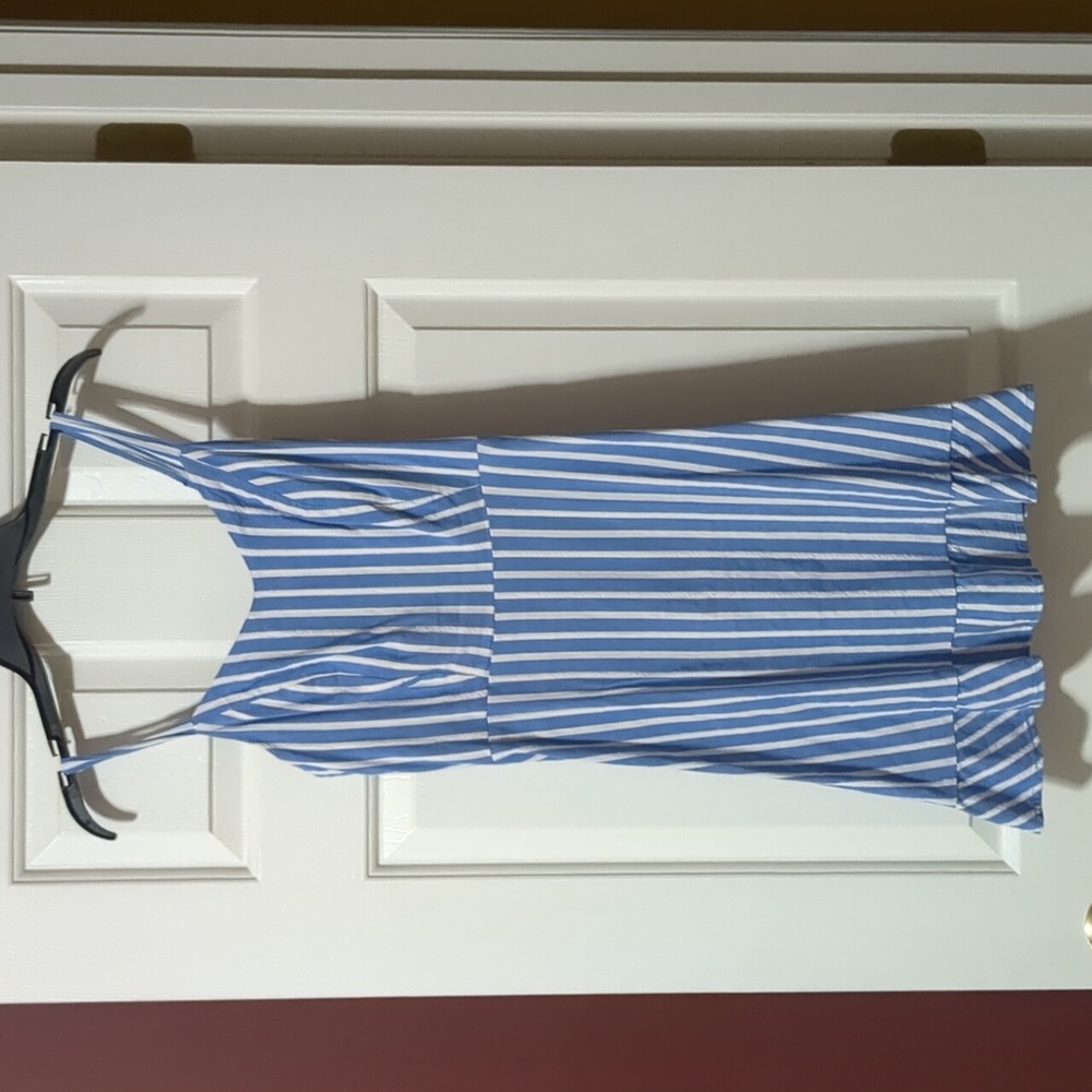 Old Navy Blue and white stripes dress